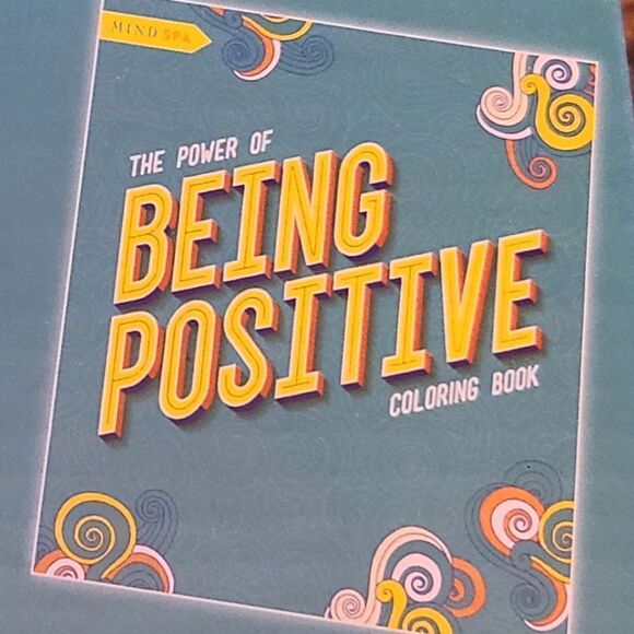 MindSpa The Power of Being Positive Coloring Book & Jigsaw Puzzle, NIB - Picture 3 of 6
